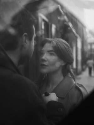 Courtney Halverson Instagram - “How could anyone hate the rain?” 🌧️ Sharing an umbrella, a playlist, a kiss, and a lifetime together. What could be better? 

From our recent visit to London, as captured by @incaseofbrit. 
.
.
.
 #movielike #cinematicmoments #howcouldanyonehatetherain #romanticstyle