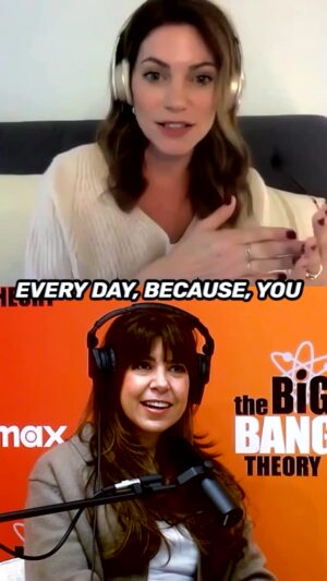 Courtney Henggeler Instagram - So grateful for the gem that is @courtneyhenggeler. Funniest, most gorgeous human, who joined me on this week’s official #BigBangTheory podcast to talk about playing Jim Parsons’s twin sister, Missy Cooper, on @bigbangtheory, and the anxiety that was coming up with Missy’s Southern accent. Link in bio to listen or you can stream on Max under the extras tab of The Big Bang Theory.