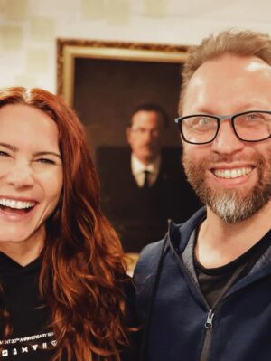 Courtney Hope Instagram - Another Finnish adventure filled with Toivo🤍.. courtesy of @remedygames and my @controlremedy family. 🥹🔻❄️
