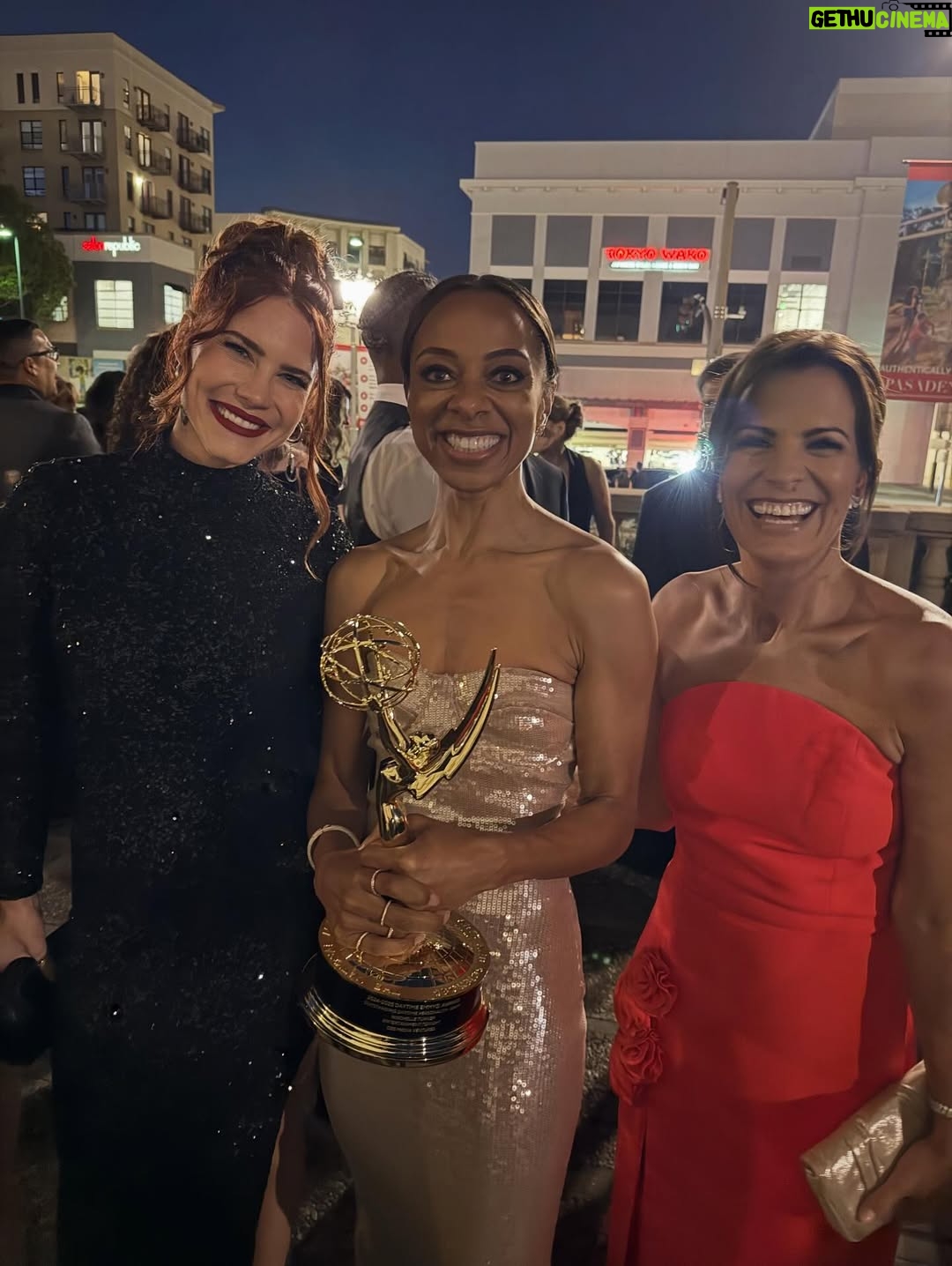 Courtney Hope - 7K Likes - Beaming from another wonderful time at the 52nd Daytime Emmy Awards! So honored to be nominated again and to have shared this evening with my dad ☺️. I took one photo the entire evening, so I’m thankful for everyone else who could capture some little moments! I love my Daytime family ❤️

Congrats to all the winners 🫶🏼🏆! @youngandrestlesscbs 

💄 Makeup by my girl Stacey 🥰! @sbrowning224 
💇🏽‍♀️: @amberkekich
💅🏼: @gorejessnails
