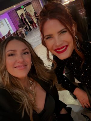 Courtney Hope Instagram - Beaming from another wonderful time at the 52nd Daytime Emmy Awards! So honored to be nominated again and to have shared this evening with my dad ☺️. I took one photo the entire evening, so I’m thankful for everyone else who could capture some little moments! I love my Daytime family ❤️

Congrats to all the winners 🫶🏼🏆! @youngandrestlesscbs 

💄 Makeup by my girl Stacey 🥰! @sbrowning224 
💇🏽‍♀️: @amberkekich
💅🏼: @gorejessnails