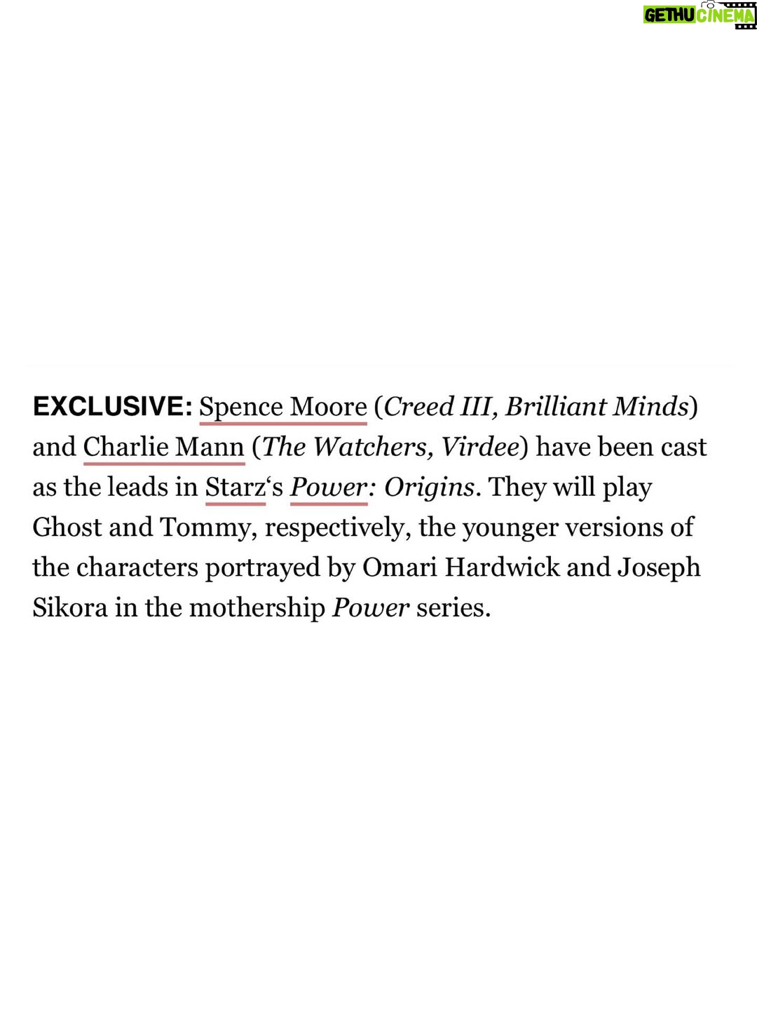 Courtney Kemp Agboh - 5.3K Likes - ‘Power: Origins’ Prequel Finds Its Ghost & Tommy. Welcome to the #PowerUniverse @spencermooreii @charliecasparmann!