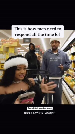 Cravetay Instagram - W stream last night 😂🔥 @ddg Twitch: taylorjasminee 

#explore #taylorjasmine #ddg #reels