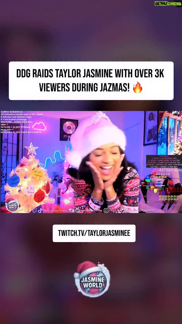 Cravetay - 527 Likes - Tune in to JAZMAS live everyday on Twitch.tv/taylorjasminee ! ITS LIT 🌸🌎❄️ W @ddg 🐐 

#explore #taylorjasmine #ddg #ddgsquad #twitch #girlstreamer #jazmas