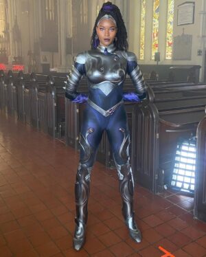 Damaris Lewis Instagram - Suited. @dctitans @ljsupersuits