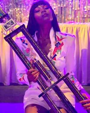 Damaris Lewis Instagram - The Season Finale of @poseonfx THE CATEGORY IS... RUNWAY. The WINNER issssss Jazmine WINTOUR!!!!! Wowowowowowow #posefx #wintour #houseofwintour 📸 by @tanasepopa