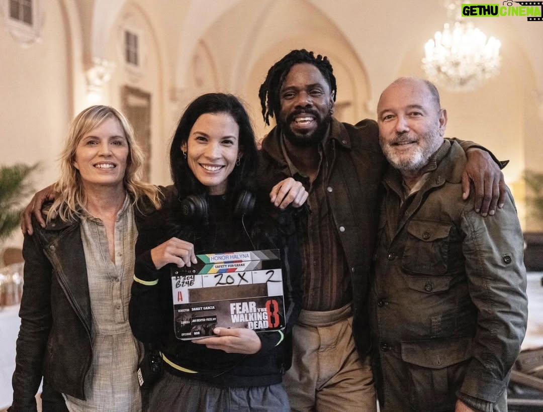 Danay García - 6.8K Likes - These pictures popped up today to remind me that it’s been two years since I directed my first episode of television on @feartwd. So many beautiful memories came rushing back, and I couldn’t help but give a big shout-out to the incredibly generous artists @kimdickens , @kingofbingo , @ruben.blades . They filled the screen with their magic, while I got to be behind the scenes this time, witnessing it all unfold. 🤍🫶 love you guys so much! 

I will forever be grateful to @goldbergian @andrewchambliss , @scottmgimple , and @michaelsatrazemis for their mentorship throughout the process, and to the entire cast and crew — an experience and group of people I’ll always carry with me. We are forever family. #fearfamily #love #intimesofapocalipze #lifestyle #director Never forget the magic! 🤍🚀💡🍃