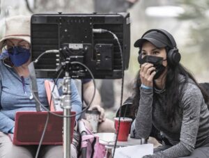 Danay García Instagram - These pictures popped up today to remind me that it’s been two years since I directed my first episode of television on @feartwd. So many beautiful memories came rushing back, and I couldn’t help but give a big shout-out to the incredibly generous artists @kimdickens , @kingofbingo , @ruben.blades . They filled the screen with their magic, while I got to be behind the scenes this time, witnessing it all unfold. 🤍🫶 love you guys so much!
I will forever be grateful to @goldbergian @andrewchambliss , @scottmgimple , and @michaelsatrazemis for their mentorship throughout the process, and to the entire cast and crew — an experience and group of people I’ll always carry with me. We are forever family. #fearfamily #love #intimesofapocalipze #lifestyle #director Never forget the magic! 🤍🚀💡🍃