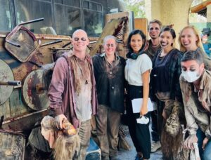 Danay García Instagram - These pictures popped up today to remind me that it’s been two years since I directed my first episode of television on @feartwd. So many beautiful memories came rushing back, and I couldn’t help but give a big shout-out to the incredibly generous artists @kimdickens , @kingofbingo , @ruben.blades . They filled the screen with their magic, while I got to be behind the scenes this time, witnessing it all unfold. 🤍🫶 love you guys so much!
I will forever be grateful to @goldbergian @andrewchambliss , @scottmgimple , and @michaelsatrazemis for their mentorship throughout the process, and to the entire cast and crew — an experience and group of people I’ll always carry with me. We are forever family. #fearfamily #love #intimesofapocalipze #lifestyle #director Never forget the magic! 🤍🚀💡🍃