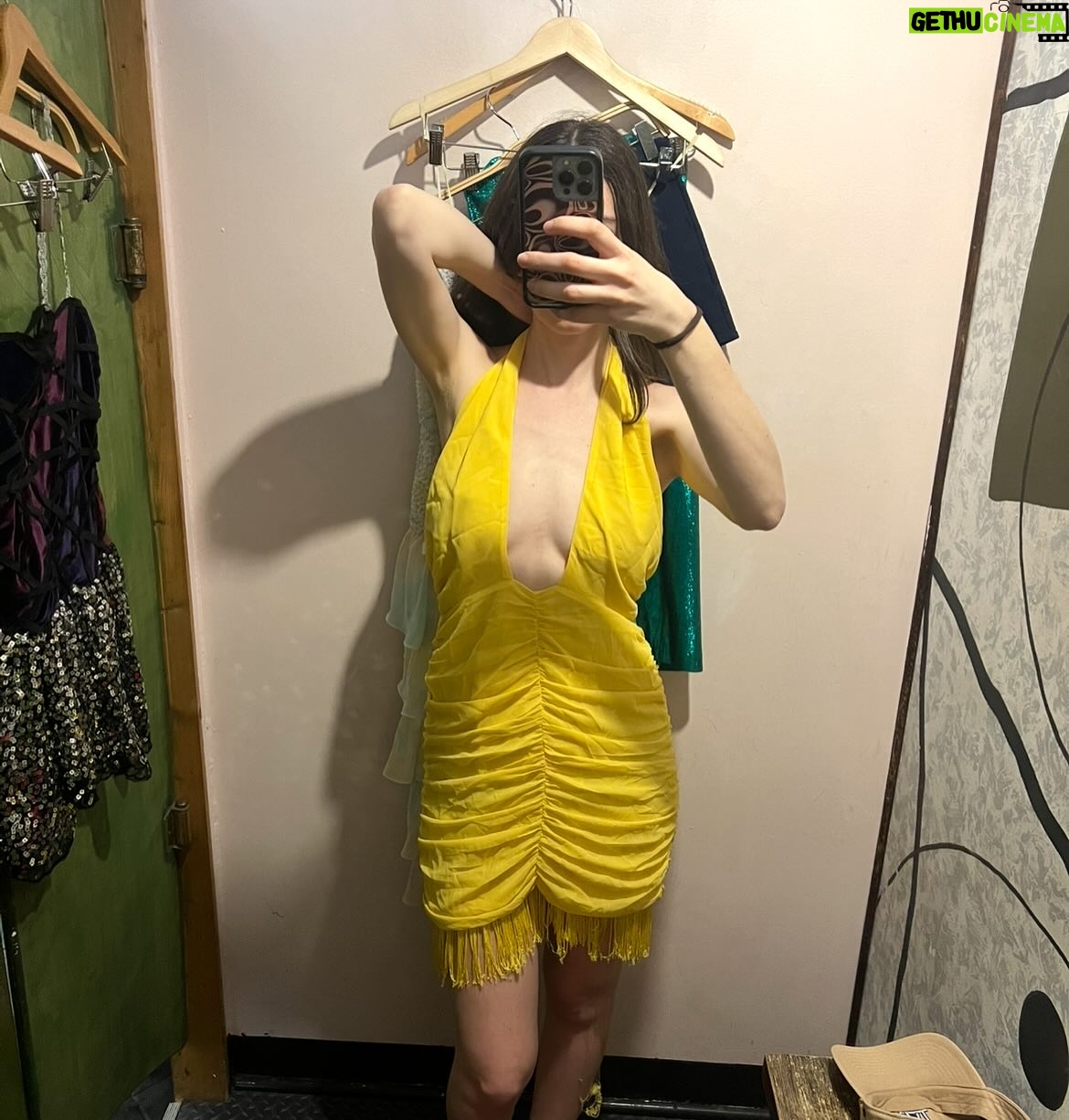 Danielle Haim - 30K Likes - I’m so excited for you guys to hear I quit! here are all the dresses I got at squaresville 2 hours before our shoot with PTA at steamer cleaners in the valley lol (I think we chose the best ones???)