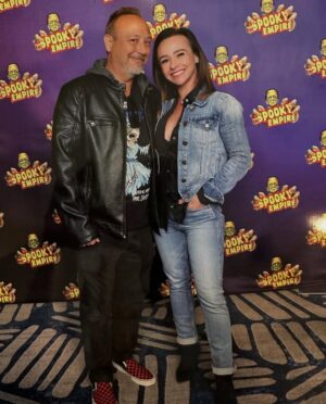 Danielle Harris Instagram - Almost 35 years @keithcoogan #donttellmom damn time flies when you’re having fun!