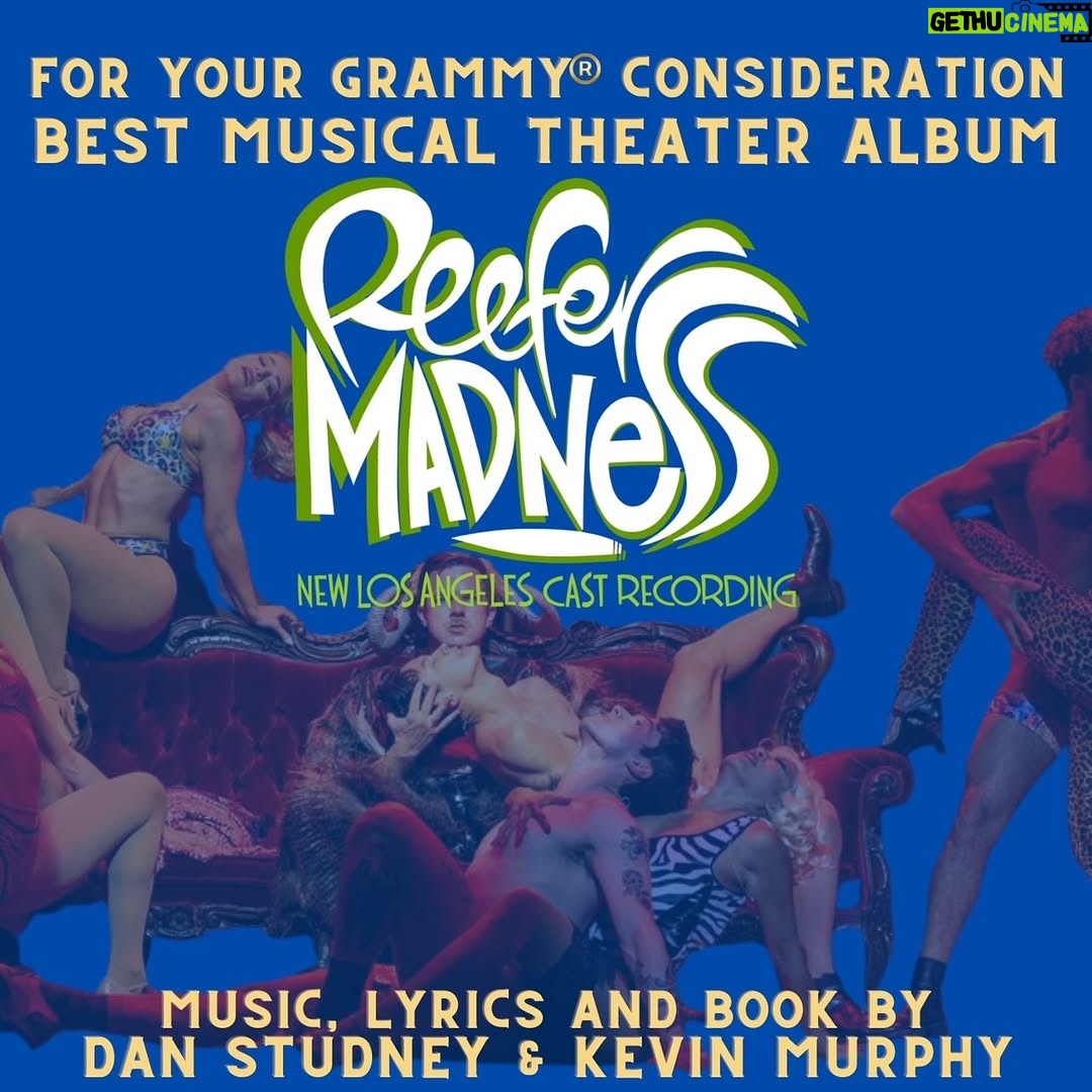 Darcy Rose Byrnes - 49 Likes - For your Grammy Consideraation - Reefer Madness for Best Musical Theater Album! 

Thank you to everyone who worked on bringing this album to life. We are honored to continue to share this amazing musical with fans worldwide. 

#musical #musicaltheatre #grammyawards #reefermadness