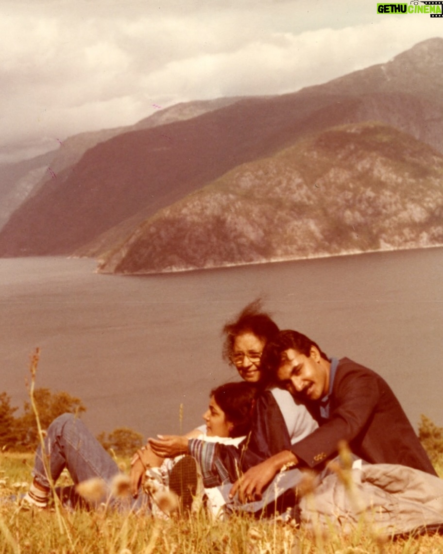 Deepti Naval - 9.8K Likes - With Mama and my younger brother Rohitashv - One last share from my heart’s album - Europe 1982 with Mama, Piti and my younger brother Rohitashv. On this note I’m ending my trip, and all set to get back to work in Bombay. Thank you all for the lovely comments you all have written. I’ve read each one. Though I’ve not replied individually, I felt you all were right beside me through my hopping on and off trains at age 73. 🙏🏻🤗👍❤️