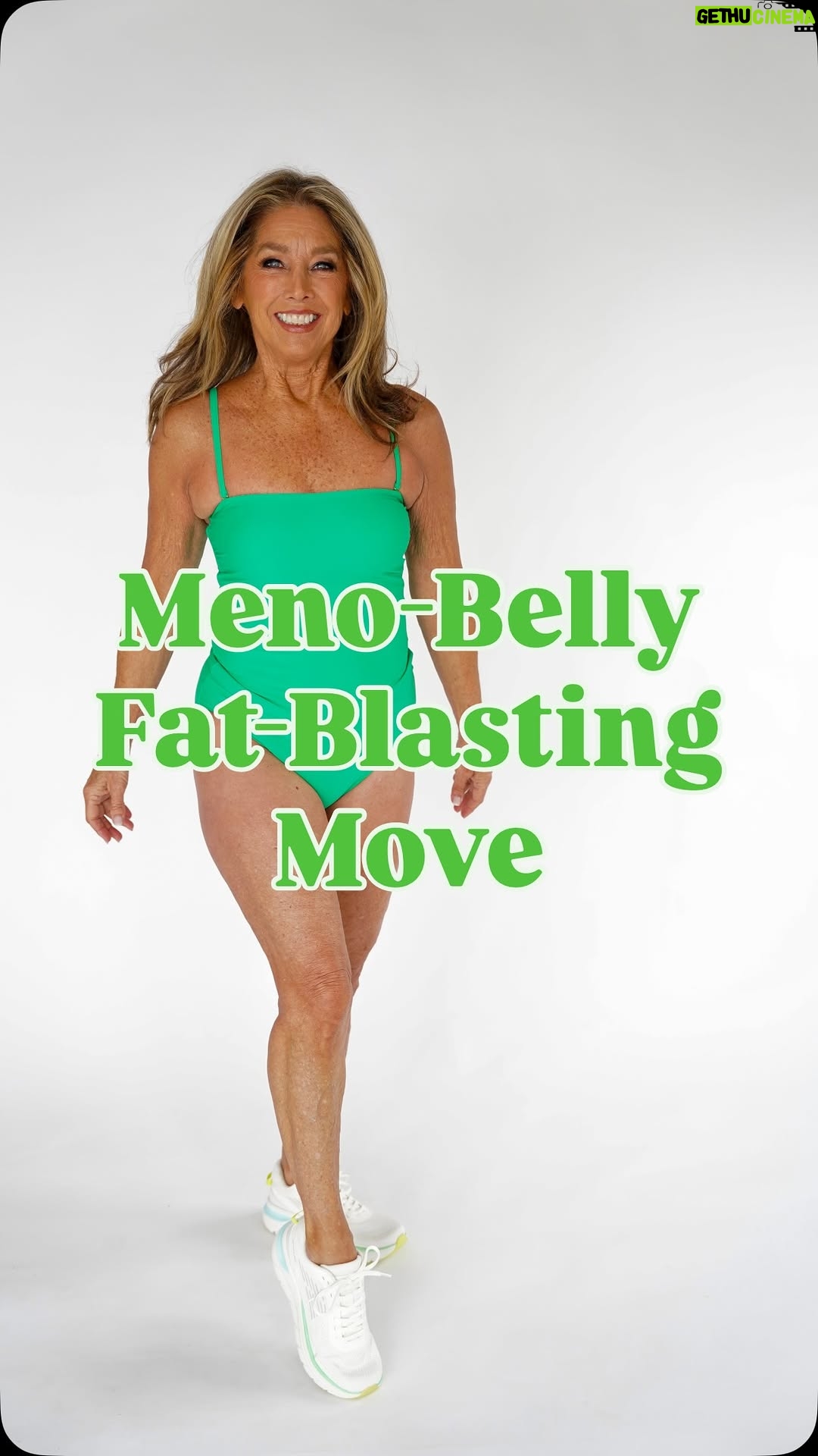 Denise Austin - 10.7K Likes - One move that is GREAT for your MENO-BELLY, legs, and booty!! Yes!!! Stand up and do this squat and twist move with me for at least one minute….it will help strengthen the abs and obliques while also engaging the lower body…making it perfect to target the belly fat that increases with menopause!! Say hello cinched waist and goodbye to muffin top!! It’s all worth a try!! Remember..workouts don’t have to take hours in a gym, little movements like this that you can do anytime, anywhere WILL add up!! xoxo

#menopause #fitover50 #workoutmotivation