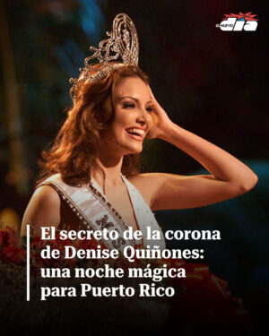 Denise Quiñones Instagram - ✨ La noche en que todo se alineó para Denise Quiñones. El 11 de mayo de 2001, Puerto Rico vivió una noche inolvidable. Desde el Coliseo Rubén Rodríguez, Denise Quiñones conquistó al universo con una combinación de carisma, disciplina y una preparación impecable que la convirtió en la primera puertorriqueña coronada Miss Universe en su propia tierra. 👑🇵🇷⁠
⁠
🔗 Descubre cómo Denise y su equipo trabajaron para lograr una de las coronas más memorables del certamen internacional. @elnuevodia⁠

Patrocinado por @claropr
⁠
✍️ Damaris Hernández Mercado