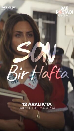 Deniz Barut Instagram - Karanfilli, papatyalı, nergisli şiirler vardır. Bir de güllü şiirler... 🌹
Geri sayım başlıyor! Son 1 Hafta ⏳
#BakPostacıGeliyor – 12 Aralık’ta Sinemalarda!