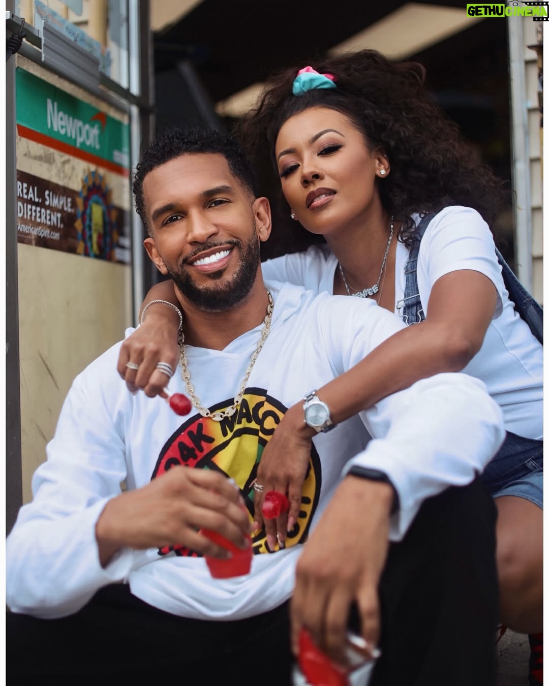 Denyce Lawton - 22.1K Likes - About 7 years ago, I rolled my eyes 🙄 whenever someone gushed “today I’m marrying my best friend” 🥴. I thought people exaggerated the sentiment to make the moment seem more special 😂. But 1 year ago today, I discovered what those people meant and got to experience that magic myself 🥰. I got to experience that cliche saying “ when you finally meet the right person, you’ll understand why it never worked with anyone else”🙌🏽. My first crush became my forever love. I first fell for you when I was 12 & I can’t wait to love you for a lifetime ♾️. If there was one regret I have in my life, it’s us not coming together sooner so that we could have more time on this earth together. Our differences, small or extreme, all have made us both better people, and I love us 👩🏽‍❤️‍👨🏽and the way we work together to be better individually and as a couple . This past year went by so fast and we did so much, and a lot of it has been so fun doing a journey with someone who you are equally yoked with in so many ways. The growth isn’t always easy or fun, but it’s rewarding and I can’t wait to see what every part of our future looks like together. Happy first anniversary, my love🥰, my man crush 😍, my soulmate👥, my boyfriend🧔🏽‍♂️, my husband🤵🏽‍♂️. You’re stuck with me forever, I love you! Your wife 👰🏽‍♀️#saranghaeyo #TeAmo 🥰♥️#PaperAnniversary #BlackLove #JerseyKids #GrastiEverAfter #June1 #1stWeddingAnniversary #BlackLove #MyFirstLove