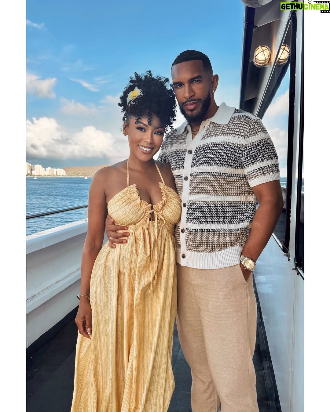 Denyce Lawton - 22.1K Likes - About 7 years ago, I rolled my eyes 🙄 whenever someone gushed “today I’m marrying my best friend” 🥴. I thought people exaggerated the sentiment to make the moment seem more special 😂. But 1 year ago today, I discovered what those people meant and got to experience that magic myself 🥰. I got to experience that cliche saying “ when you finally meet the right person, you’ll understand why it never worked with anyone else”🙌🏽. My first crush became my forever love. I first fell for you when I was 12 & I can’t wait to love you for a lifetime ♾️. If there was one regret I have in my life, it’s us not coming together sooner so that we could have more time on this earth together. Our differences, small or extreme, all have made us both better people, and I love us 👩🏽‍❤️‍👨🏽and the way we work together to be better individually and as a couple . This past year went by so fast and we did so much, and a lot of it has been so fun doing a journey with someone who you are equally yoked with in so many ways. The growth isn’t always easy or fun, but it’s rewarding and I can’t wait to see what every part of our future looks like together. Happy first anniversary, my love🥰, my man crush 😍, my soulmate👥, my boyfriend🧔🏽‍♂️, my husband🤵🏽‍♂️. You’re stuck with me forever, I love you! Your wife 👰🏽‍♀️#saranghaeyo #TeAmo 🥰♥️#PaperAnniversary #BlackLove #JerseyKids #GrastiEverAfter #June1 #1stWeddingAnniversary #BlackLove #MyFirstLove
