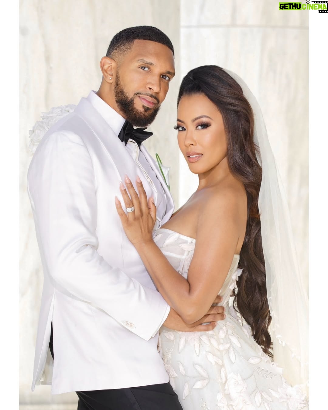 Denyce Lawton - 22.1K Likes - About 7 years ago, I rolled my eyes 🙄 whenever someone gushed “today I’m marrying my best friend” 🥴. I thought people exaggerated the sentiment to make the moment seem more special 😂. But 1 year ago today, I discovered what those people meant and got to experience that magic myself 🥰. I got to experience that cliche saying “ when you finally meet the right person, you’ll understand why it never worked with anyone else”🙌🏽. My first crush became my forever love. I first fell for you when I was 12 & I can’t wait to love you for a lifetime ♾️. If there was one regret I have in my life, it’s us not coming together sooner so that we could have more time on this earth together. Our differences, small or extreme, all have made us both better people, and I love us 👩🏽‍❤️‍👨🏽and the way we work together to be better individually and as a couple . This past year went by so fast and we did so much, and a lot of it has been so fun doing a journey with someone who you are equally yoked with in so many ways. The growth isn’t always easy or fun, but it’s rewarding and I can’t wait to see what every part of our future looks like together. Happy first anniversary, my love🥰, my man crush 😍, my soulmate👥, my boyfriend🧔🏽‍♂️, my husband🤵🏽‍♂️. You’re stuck with me forever, I love you! Your wife 👰🏽‍♀️#saranghaeyo #TeAmo 🥰♥️#PaperAnniversary #BlackLove #JerseyKids #GrastiEverAfter #June1 #1stWeddingAnniversary #BlackLove #MyFirstLove