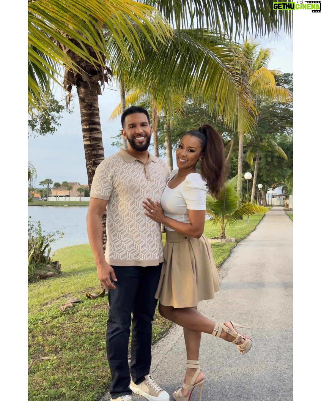 Denyce Lawton - 22.1K Likes - About 7 years ago, I rolled my eyes 🙄 whenever someone gushed “today I’m marrying my best friend” 🥴. I thought people exaggerated the sentiment to make the moment seem more special 😂. But 1 year ago today, I discovered what those people meant and got to experience that magic myself 🥰. I got to experience that cliche saying “ when you finally meet the right person, you’ll understand why it never worked with anyone else”🙌🏽. My first crush became my forever love. I first fell for you when I was 12 & I can’t wait to love you for a lifetime ♾️. If there was one regret I have in my life, it’s us not coming together sooner so that we could have more time on this earth together. Our differences, small or extreme, all have made us both better people, and I love us 👩🏽‍❤️‍👨🏽and the way we work together to be better individually and as a couple . This past year went by so fast and we did so much, and a lot of it has been so fun doing a journey with someone who you are equally yoked with in so many ways. The growth isn’t always easy or fun, but it’s rewarding and I can’t wait to see what every part of our future looks like together. Happy first anniversary, my love🥰, my man crush 😍, my soulmate👥, my boyfriend🧔🏽‍♂️, my husband🤵🏽‍♂️. You’re stuck with me forever, I love you! Your wife 👰🏽‍♀️#saranghaeyo #TeAmo 🥰♥️#PaperAnniversary #BlackLove #JerseyKids #GrastiEverAfter #June1 #1stWeddingAnniversary #BlackLove #MyFirstLove