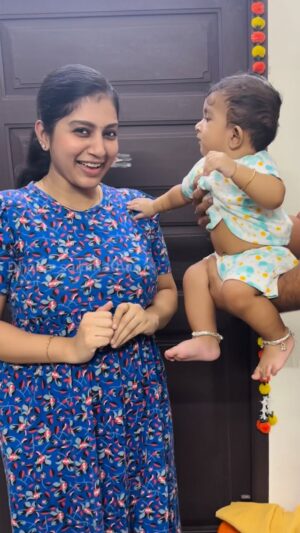 Dhanalakshmi Saminathan Instagram - Tag your kaatu korangu🤣
#comedy #trending #instagood #funny #dhanasaminathan #babyboy #babygram #viral