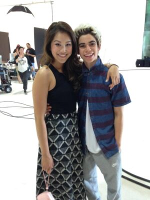Dianne Doan Instagram - I cannot believe it’s been 10 years since the premiere of Descendants. This was my first major role, my first time on a big set. So many firsts. These films have given me so much. So many lessons, memories, friendships that will last a lifetime and arguably changed the trajectory of my life. Thank you, to everyone who has loved our films. THANK YOU. 

Thank you @josann818 @saraparriott @kennyortegablog @nakethamattocks and Wendy Japhet for believing in me and giving me the gift of being LONNIE🤍✨

Looking back, I have so manny photos that I’ve kept for myself… here’s just a snippet of this magical time🥹