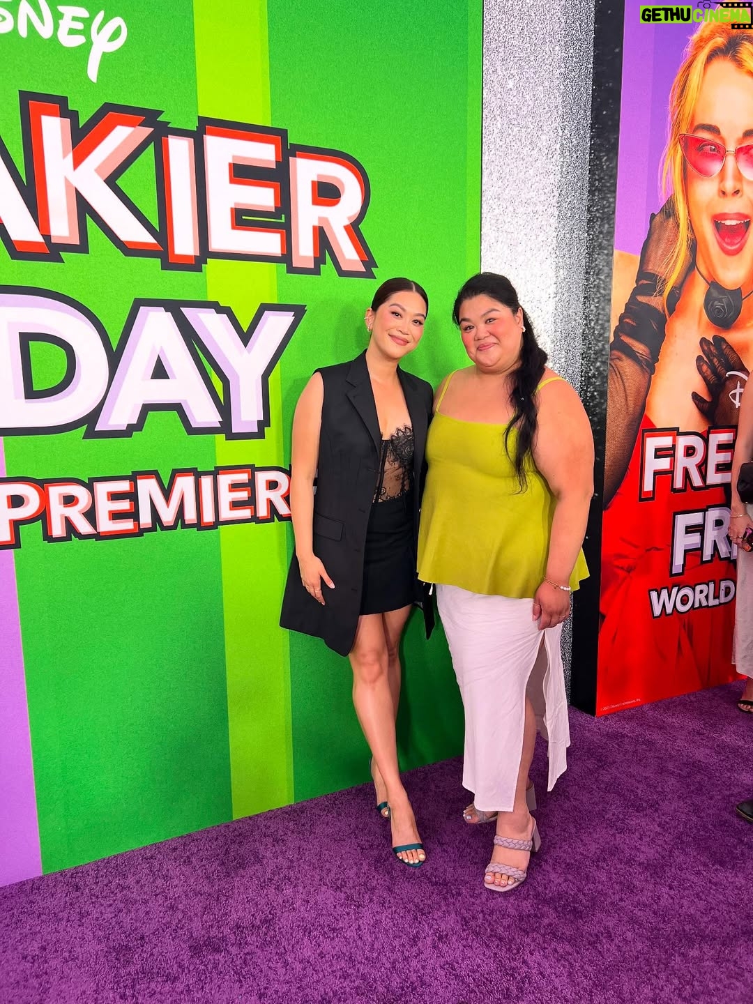 Dianne Doan - 15.8K Likes - Proud is an understatement🥹 We had such a great time celebrating the premiere of Freakier Friday. Having my sister by my side and meeting CMM made our night! BEST SISTER TRIP YET😝 get ready for a fun time on August 8th!