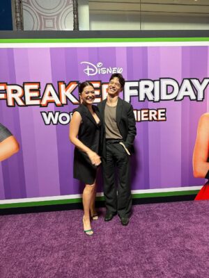 Dianne Doan Instagram - Proud is an understatement🥹 We had such a great time celebrating the premiere of Freakier Friday. Having my sister by my side and meeting CMM made our night! BEST SISTER TRIP YET😝 get ready for a fun time on August 8th!