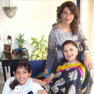 Divya Seth Shah Instagram - See , Still Together , Forever 💙🩵💙

Not a great photoshop job,But You get the drift 
Mihika would have giggled at My attempt

Here’s to Eternity
.

.

.

#motherdaughterlove