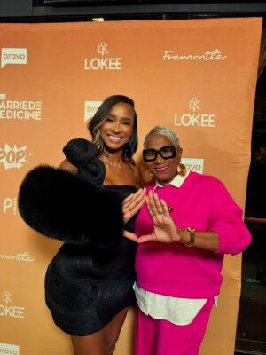 Dr. Contessa Metcalfe Instagram - Season 12 Married to Medicine Premiere Party was a whole movie 🎥🎥📸📸 and tonight’s episode is going to go down in history as a #married2med “much watch”!
Thank you @nbc @bravotv @fremantle most importantly to @tvbypop for believing in our stories and continuing to put black doctors on national tv
If you don’t catch the new episodes every Sunday night at 9 PM Eastern time, you can catch all the episodes on @peacock
🎥📸 @freddyophotos
#MD #DrContessa #HauteDoc