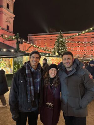 Eden Sher Instagram - I shot a Xmas movie for @hallmarkchannel in real life Europe on a real life riverboat & had a magical time & made lifelong friends & now you all get to see it November 9!!! Highly recommend watching bc it’s v fun & would like to film a sequel. Here are a selection of BTS photos/vids documenting the merriment & chaos!!!
Special shoutout to @ananddb for coming to my hotel room at midnight to help me cut a hair tie out of my hair ily forever 🙏💓
