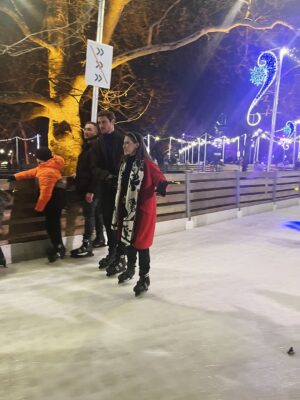 Eden Sher Instagram - I shot a Xmas movie for @hallmarkchannel in real life Europe on a real life riverboat & had a magical time & made lifelong friends & now you all get to see it November 9!!! Highly recommend watching bc it’s v fun & would like to film a sequel. Here are a selection of BTS photos/vids documenting the merriment & chaos!!!
Special shoutout to @ananddb for coming to my hotel room at midnight to help me cut a hair tie out of my hair ily forever 🙏💓
