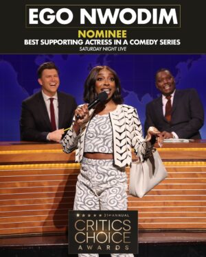 Ego Nwodim Instagram - Lisa, Miss Eggy, Rich Auntie and more want to say thank you from the bottom of our hearts!! 🖤 so grateful to be nominated and in such good company!