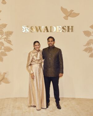Eka Lakhani Instagram - Akash Ambani 🖤

Quiet elegance, rooted in Banaras. Katan Satin Tanchoi from @swadesh_online, crafted by artisan Salman, carrying forward a celebrated legacy.
Finished with a classic bandhgala by @raghavendra.rathore 

Styled by @ekalakhani
Style asst @styledbyradhikadhanuka @fatimabaluchstyles
Hair @aalimhakim, Manish

Shloka beautifully styled by @dmjatia and @nirikshapoojary_