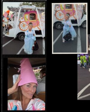 Elysia Rotaru Instagram - About last night… Cinderella definitely made it to the Halloween party and got home before the the carriage ( and @ryslife and I ) turned into a pumpkin 🎃 #halloween2025