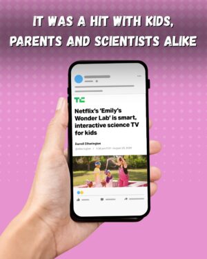 Emily Calandrelli Instagram - How losing my NETFLIX show changed my life. 

Failure is often just a plot twist. Thank you to everyone here who has supported my work and made sure I survived the plot twist 😉

Comment link below for Emily’s Science Lab and my best selling experiment books 🧪🌈🫧
#emilyswonderlab #emilyssciencelab #homeschool #homeschoolscience