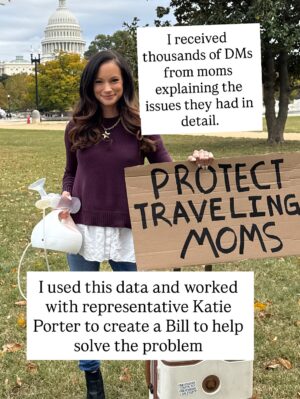 Emily Calandrelli Instagram - Omg you guys, IT PASSED!!!! Mommas - WE DID IT!!!!!!!

Huge thank you to @repswalwell @senduckworth @repmariasalazar @reppettersen @repandrewgarbarino and @repluna for your support of mothers. 

Thank you to @chamberofmothers for getting this ACROSS THE FINISH LINE!

Thank you to everyone here who ever called their reps to garner support for this!

And a special thank you to all of my DC friends who helped me along the way - you know who you are 👏🏻❤️

OMG WE DID IT!!! 🍼🍼🍼🍼🍼🍼