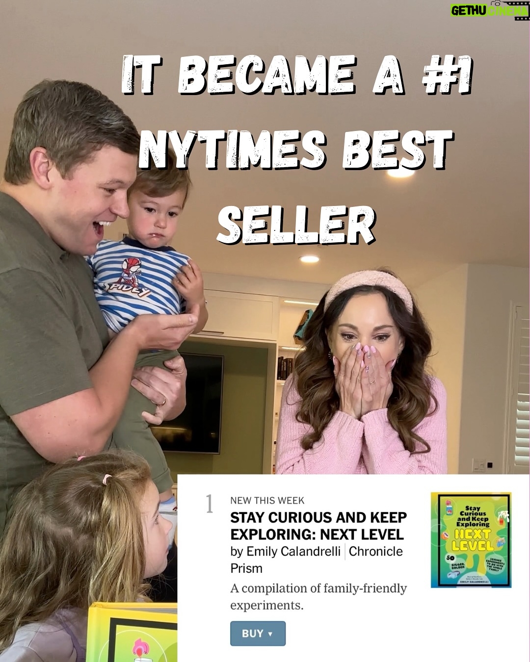 Emily Calandrelli - 134.1K Likes - How losing my NETFLIX show changed my life. 

Failure is often just a plot twist. Thank you to everyone here who has supported my work and made sure I survived the plot twist 😉

Comment link below for Emily’s Science Lab and my best selling experiment books 🧪🌈🫧
#emilyswonderlab #emilyssciencelab #homeschool #homeschoolscience