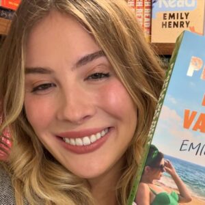 Emily Henry Instagram - Four days until the trailer drops but the movie tie-in edition of People We Meet on Vacation is in stores NOW and I love it sm 🧡💚🧡💚