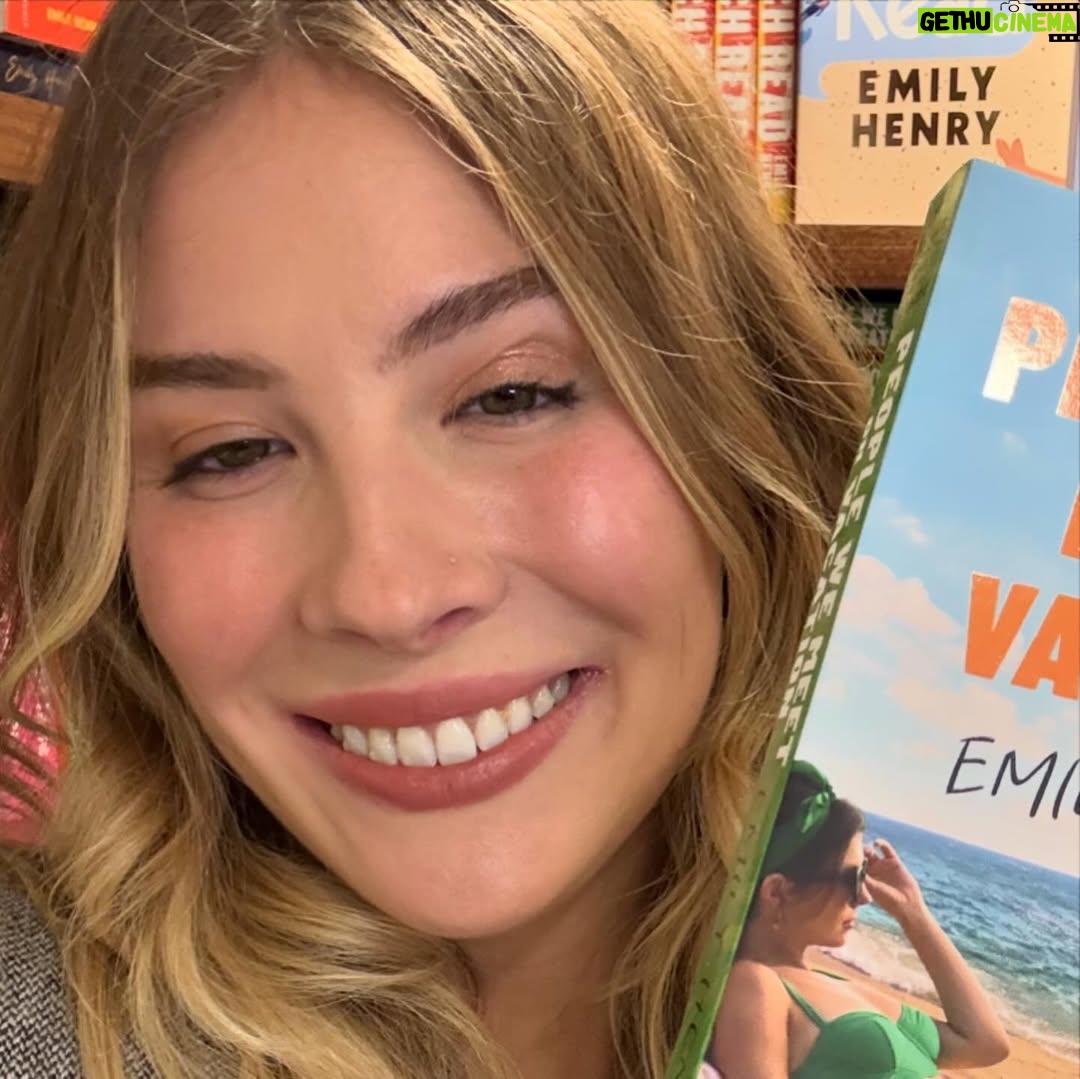Emily Henry - 53.5K Likes - Four days until the trailer drops but the movie tie-in edition of People We Meet on Vacation is in stores NOW and I love it sm 🧡💚🧡💚