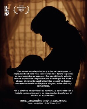 Endry Cardeño Instagram - Es un honor anunciar que Eva ha sido distinguida con el premio a Mejor Película LGBTIQ  en el RIFF: Rome Independent Film Festival en su edición XXIV.

Celebramos este reconocimiento al talento hondureño y colombiano que permitió darle vida a esta historia.