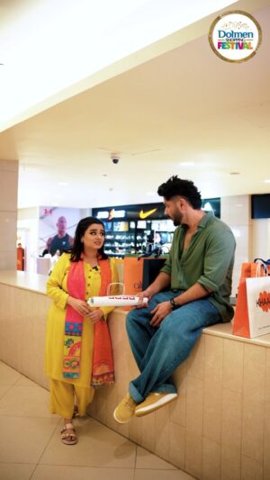 Faiza Saleem Instagram - Faiza and Hasan canāt wait for the Dolmen Shopping Festival to begin! āØ
From 19th December till 4th January, step into Dolmen Mall for the finest shopping, dining & entertainment.
Shop & register for the Grand Dolmen Draw and unlock your chance to WIN a brand new JAC T9, shopping sprees worth millions, air tickets & much more! š
#DolmenMall #dolmenshoppingfestival #shopping #food #entertainment