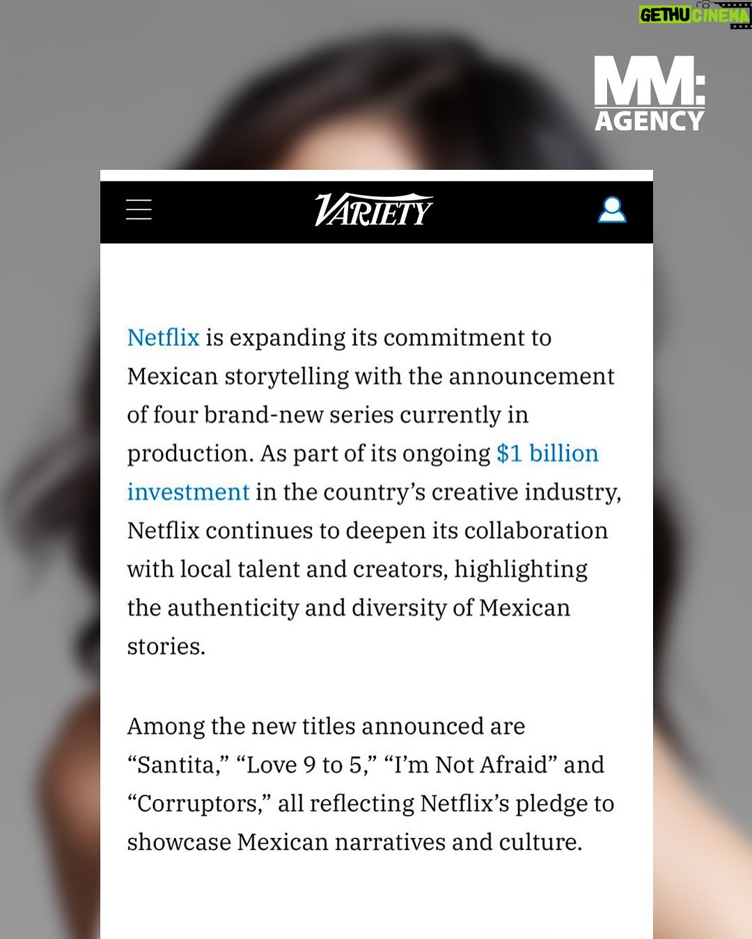 Fátima Molina - 1.6K Likes - Felicidades a la Actriz FÁTIMA MOLINA @lafatimamolina quien será parte de los nuevos proyectos de @netflixlat en 2025 como protagonista y próximos a arrancar grabaciones, acompañada de un gran elenco. Y la dirección de tres grandes, Ernesto Contreras @ernesto.contreras.f Alejandro Zuno @alexzuno_ y Alba Gil @albagil • Producción de @alebrijeproducciones 

#TalentoMM #SoyMM #VamosConTodo #VamosPorMas @mmagency_ ✨