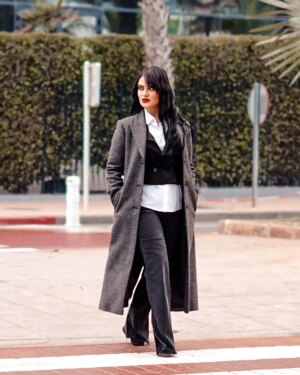 Fatima Zahra Bennacer Instagram - 🩶
💄 @amina_up
📸 @frikh_abdeljalil