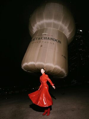 Fiona Xie Instagram - They built a balloon. We built a legacy.  @moetchandon returns to F1 Singapore—because 280 years of champagne excellence doesn’t whisper.

Enjoy responsibly. Don’t drink and drive. 

@Moetchandon @sushisambasingapore @visitsingapore @F1 #MoetChandon
#DrinkResponsibly #ToastwithMoet #PaidPartnership @scenesixfive