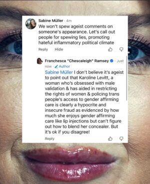 Franchesca Ramsey Instagram - Fascist Barbie really said, “gender affirming care for me but not for thee!”
