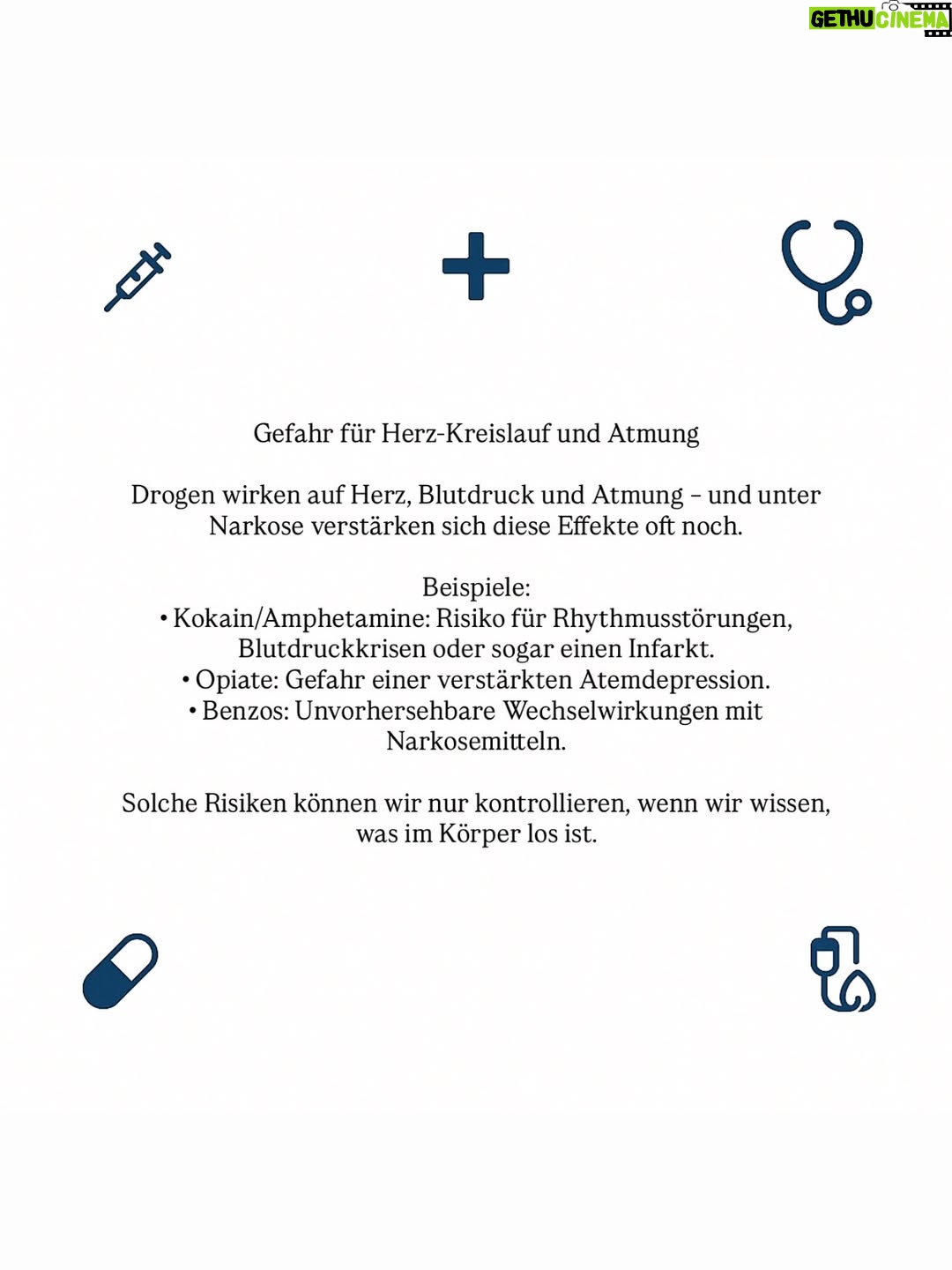 Franziska Böhler - 6.6K Likes - ….keine Sorge: Wenn wir im Aufklärungsgespräch nach Drogen fragen, planen wir keine Afterhour — nur deine Narkose.
Also: Sag’s einfach. Wir sind schwer zu schocken🤍.
#narkose #anästhesie #nurse #SagEsUnsEinfach #Gesundheitsaufklärung #Medizin #Krankenhausalltag #OperationFacts #HealthcareEducation #WirHabensSchonAllesGehört #MedicalTruths #drugs