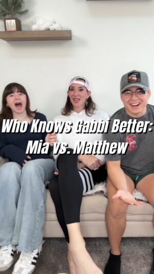 Gabbi Tuft Instagram - Mia or Matthew - who’s winning??

Would you have gotten and of these questions right?

#family #fun #comedy