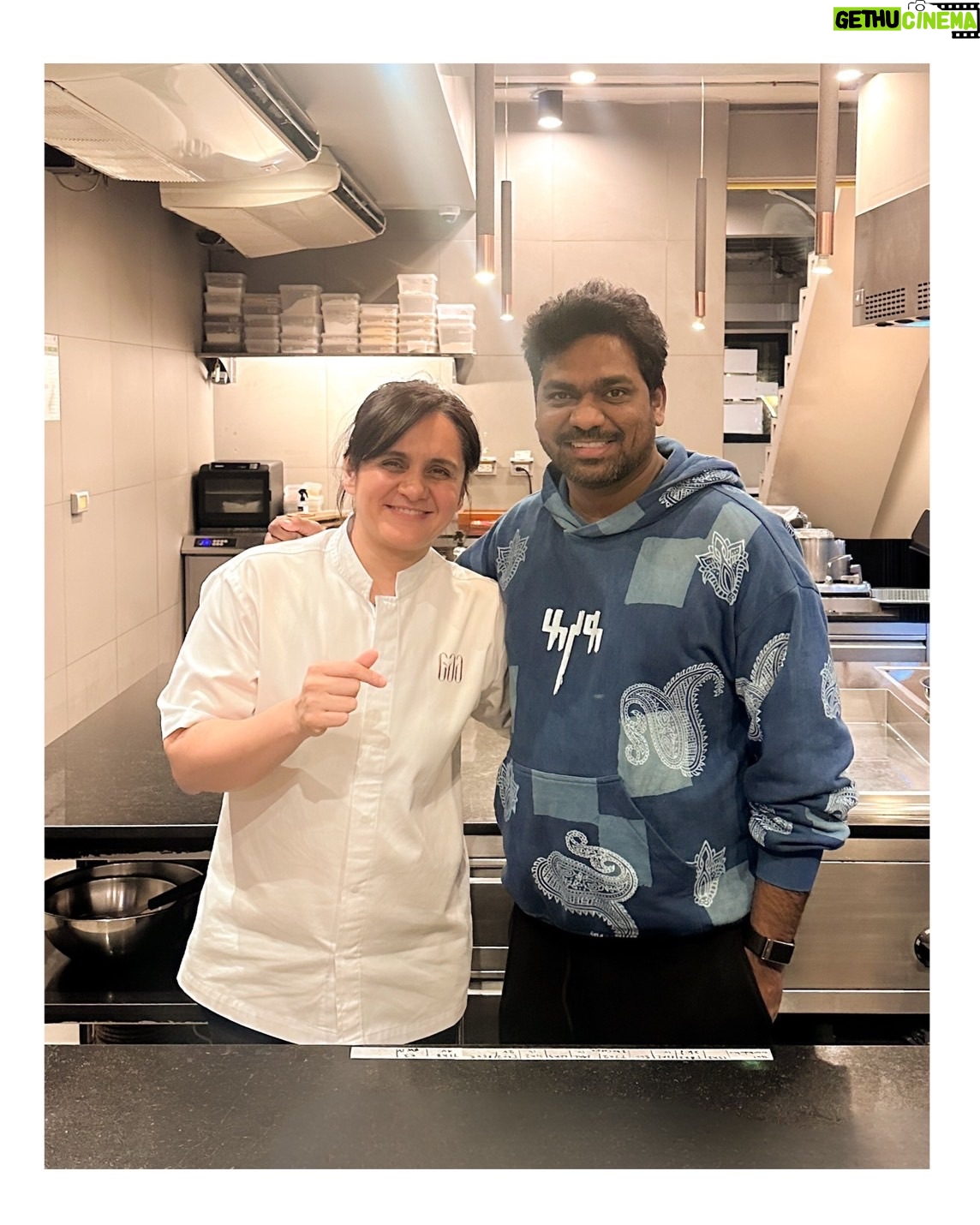 Garima Arora - 13.8K Likes - Someone say something funny, quick! An absolute delight to have @zakirkhan_208 come dine with us! 🙏