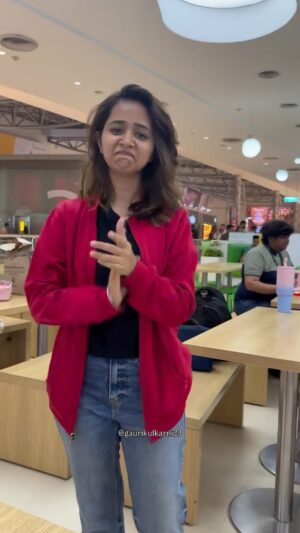 Gauri Kulkarni Instagram - माझा राग लै डेंजर आहे….😡😡😡
.
.
.
Comment for lipstick link if you want!😁
.
.
ft. @gandhisakshee_ @n.i.d.s_ 
#GauriKulkarni #DailyVlogs #fyp #relatable #funnyreel #explore #story #blessed